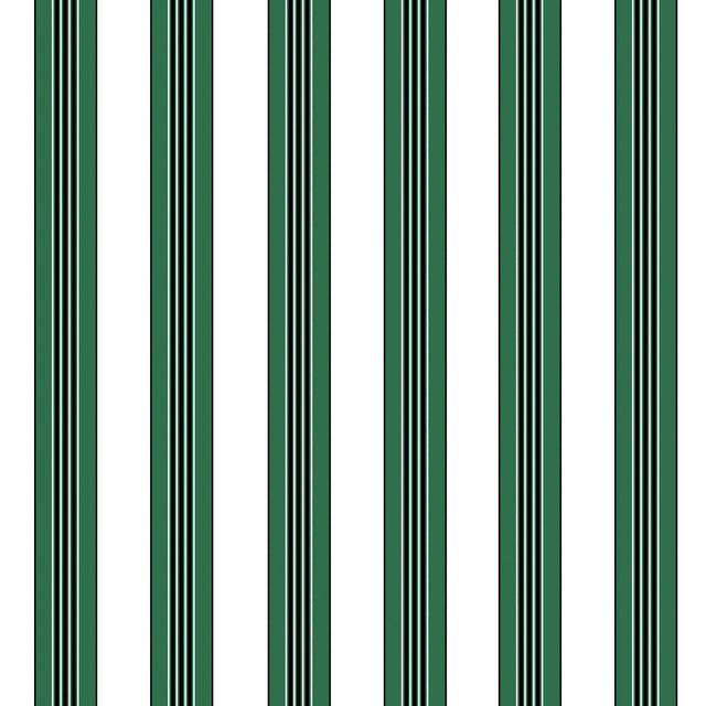 Brunschwig & Fils RAYURE LIONE EMERALD Wallpaper