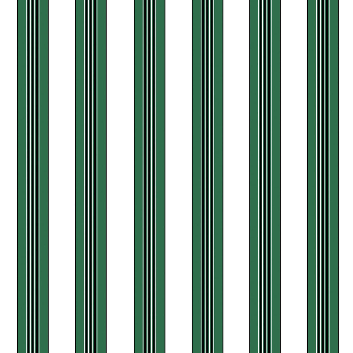 Brunschwig & Fils RAYURE LIONE EMERALD Wallpaper