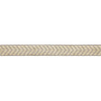 Schumacher Greige Francoise Linen Braid