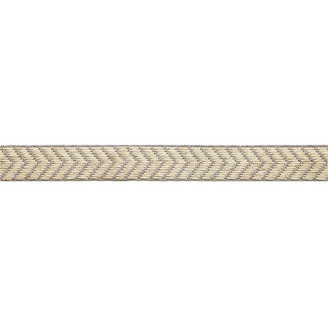 Schumacher Greige Francoise Linen Braid