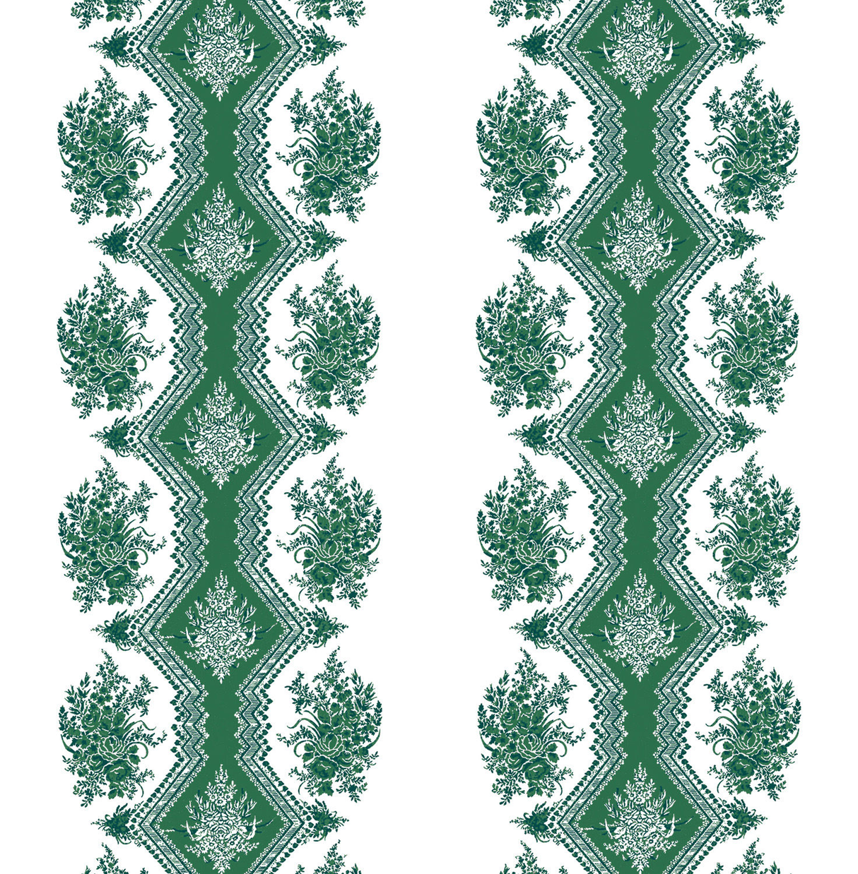 Brunschwig & Fils Coppelia Emerald Wallpaper