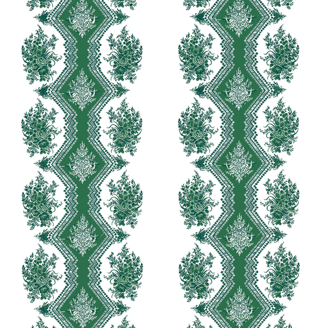 Brunschwig & Fils COPPELIA EMERALD Wallpaper