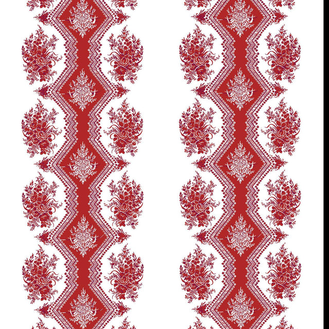 Brunschwig & Fils COPPELIA RED Wallpaper