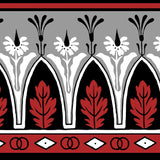 Brunschwig & Fils LOLA MONTEZ BDR RED Wallpaper