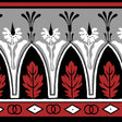 Brunschwig & Fils LOLA MONTEZ BDR RED Wallpaper