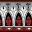 Brunschwig & Fils LOLA MONTEZ BDR RED Wallpaper