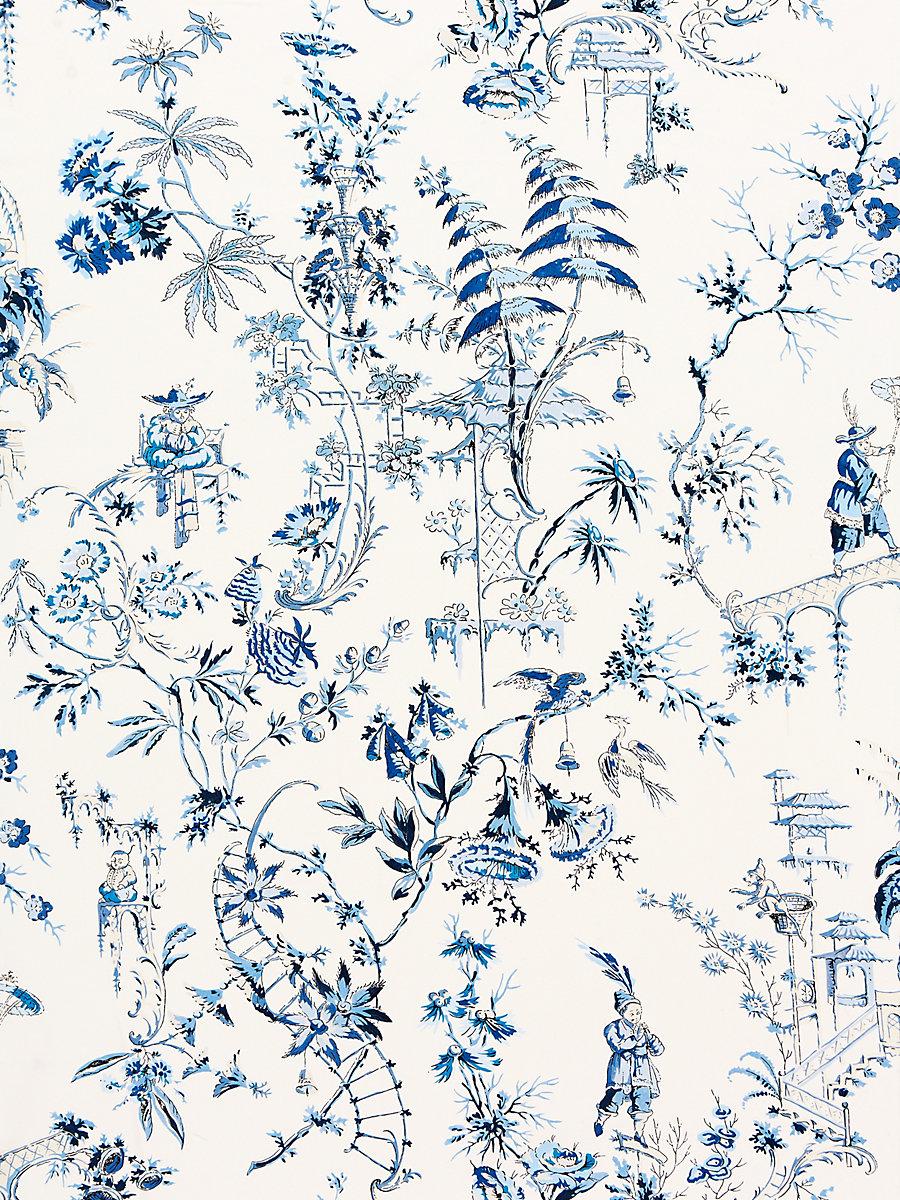 Scalamandre Nanjing China Blue Fabric