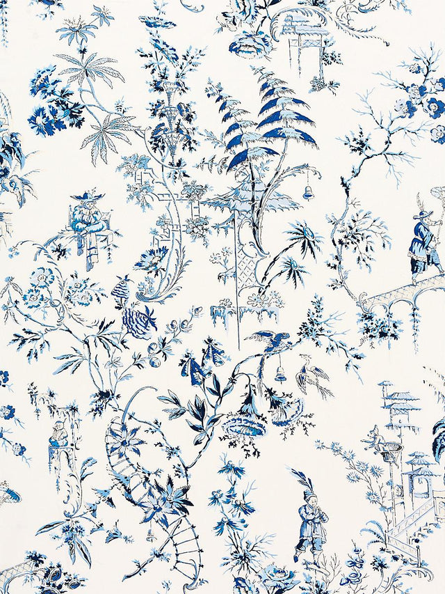 Scalamandre Nanjing China Blue Fabric