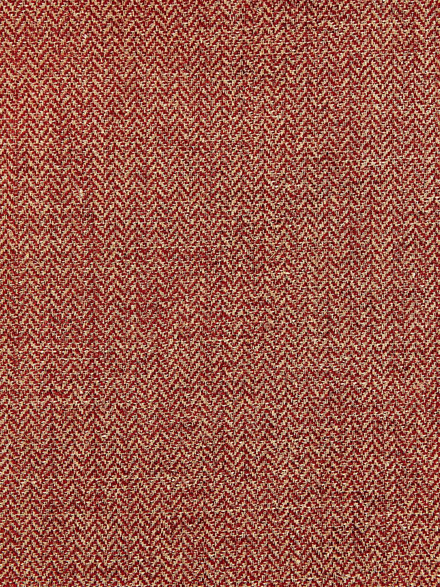 Scalamandre Oxford Herringbone Weave Russet Fabric