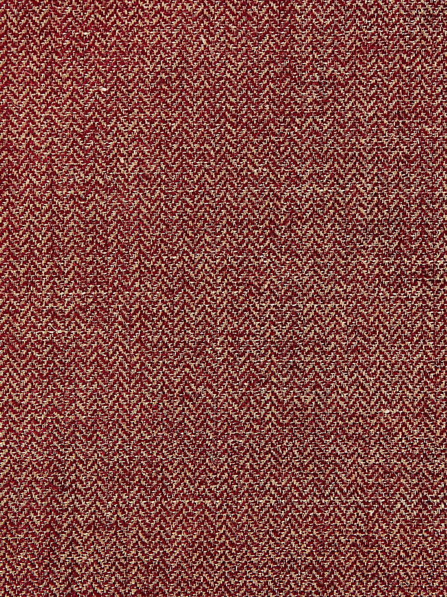 Scalamandre Oxford Herringbone Weave Plum Fabric