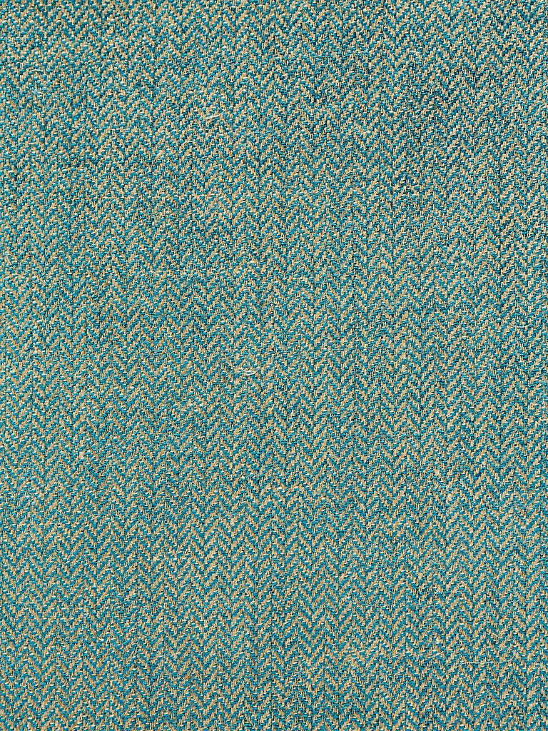 Scalamandre OXFORD HERRINGBONE WEAVE TURQUOISE Fabric