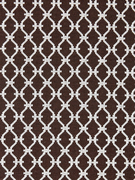 Scalamandre Trellis Weave Espresso Fabric
