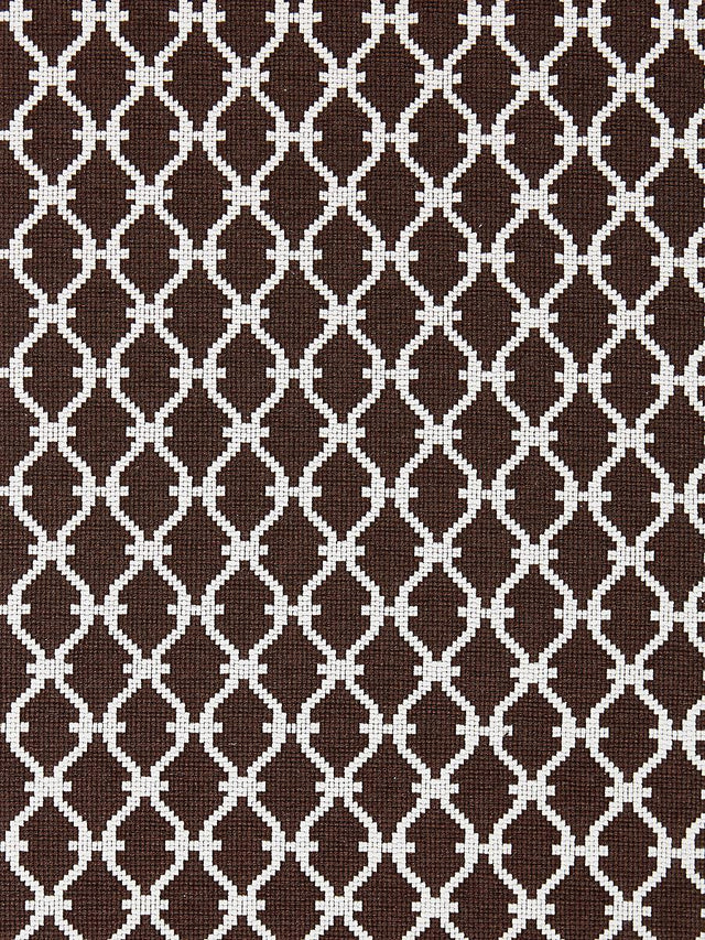 Scalamandre Trellis Weave Espresso Fabric