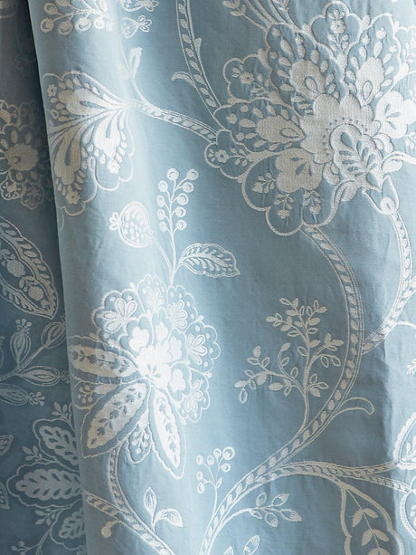 Scalamandre Kaveri Vine Sky Fabric