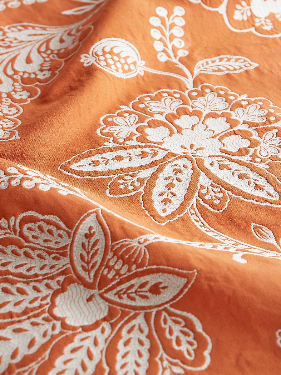 Scalamandre Kaveri Vine Mandarin Fabric