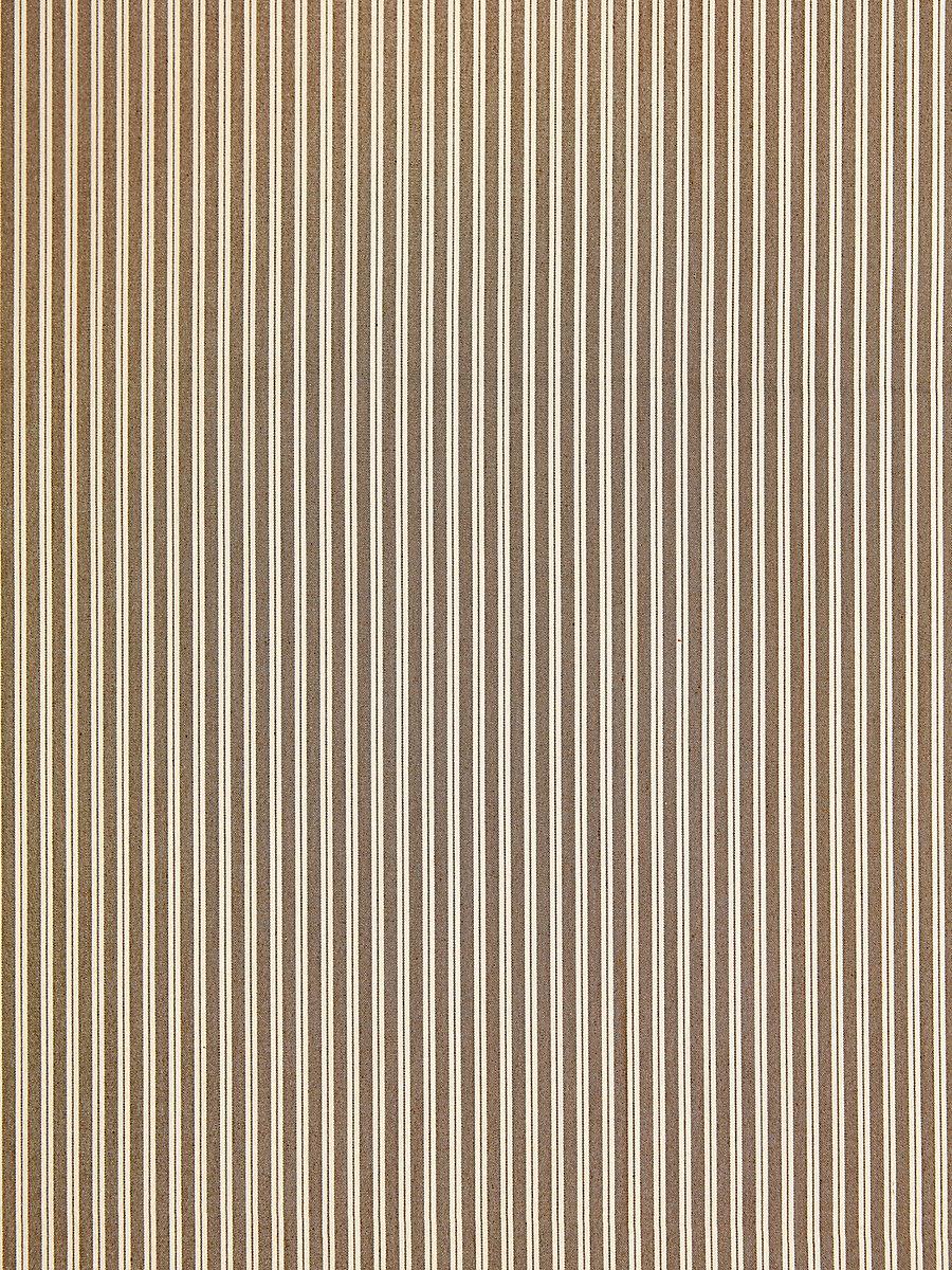 Scalamandre Kent Stripe Sepia Fabric