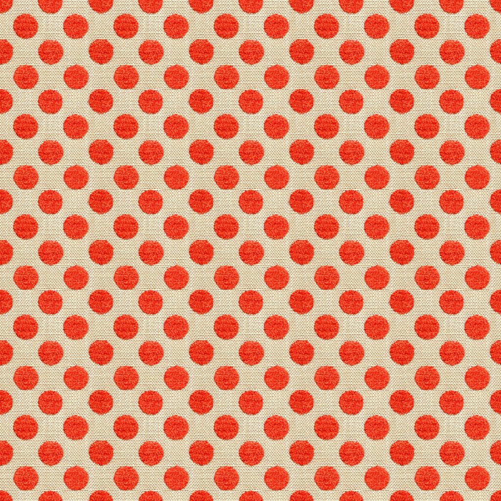 Kravet POSIE DOT HOT CORAL Upholstery Fabric