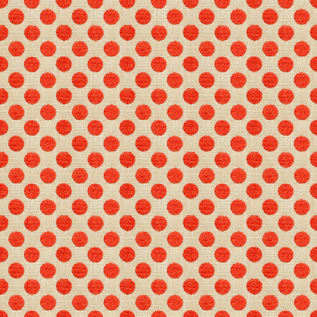 Kravet POSIE DOT HOT CORAL Upholstery Fabric