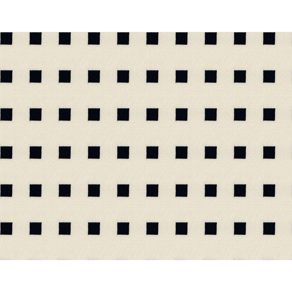 Lee Jofa CHALET EMB IVORY/BLACK Fabric