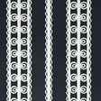 Schumacher Wicker Stripe Licorice Wallpaper