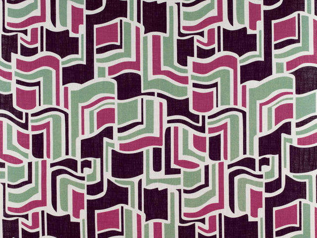 Gaston Y Daniela SARASOTA VERDE/ROSA Fabric