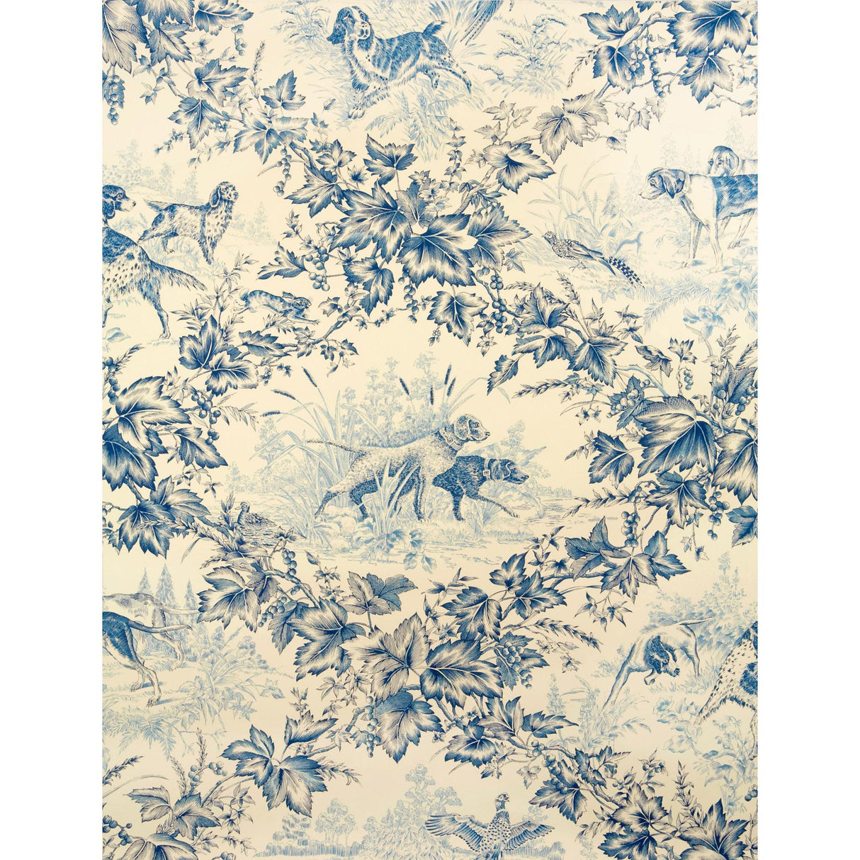 Brunschwig & Fils ON POINT BLUE Wallpaper
