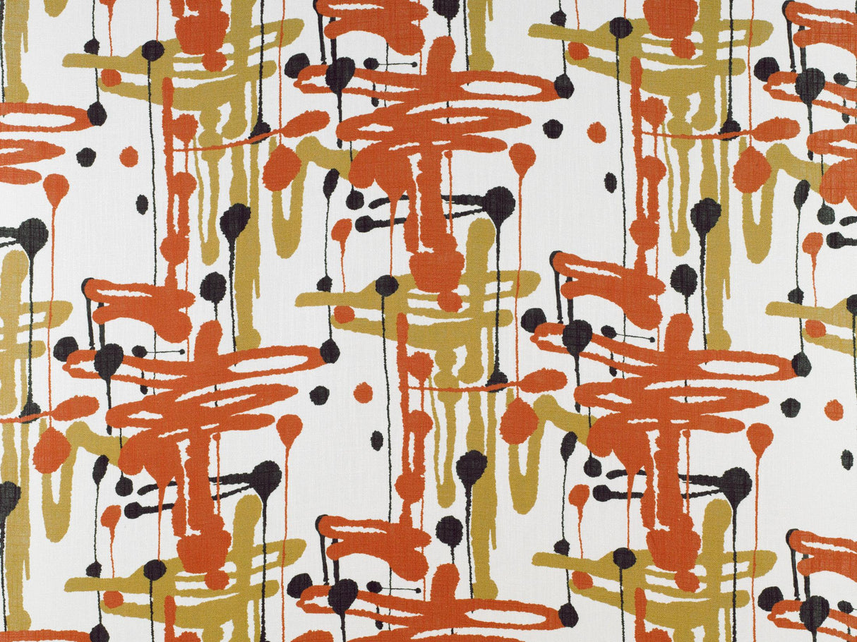 Gaston Y Daniela PENSACOLA NARANJA/ONYX Fabric