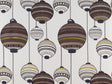 Gaston Y Daniela JACKSONVILLE AZUL/CHOCOLA Upholstery Fabric