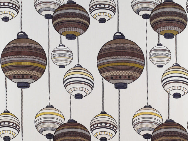 Gaston Y Daniela JACKSONVILLE AZUL/CHOCOLA Upholstery Fabric