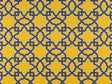 Gaston Y Daniela MERIDIEN AVENUE GRIS/AMARILLO Fabric