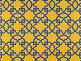 Gaston Y Daniela MERIDIEN AVENUE GRIS/AMARILLO Fabric