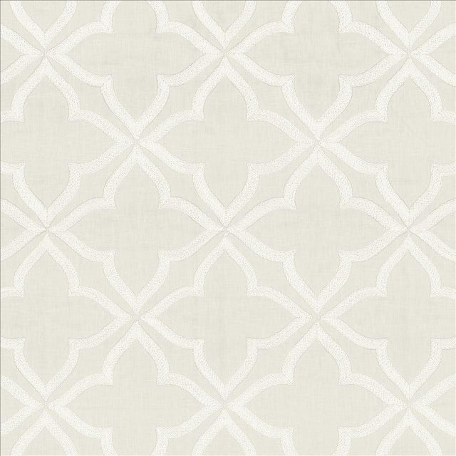 Kasmir Adornment White Fabric