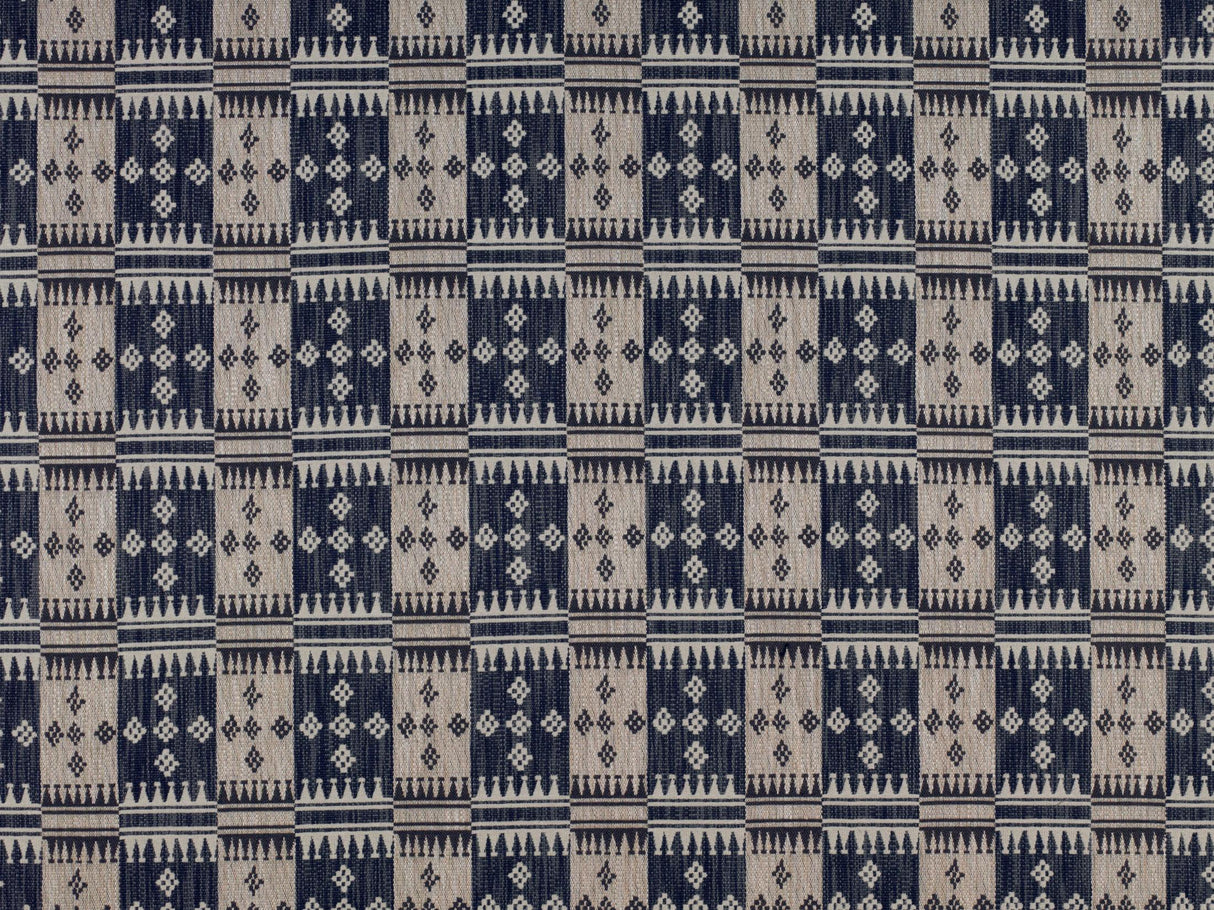 Gaston Y Daniela SANTA FE AZUL MAR/GRIS Upholstery Fabric