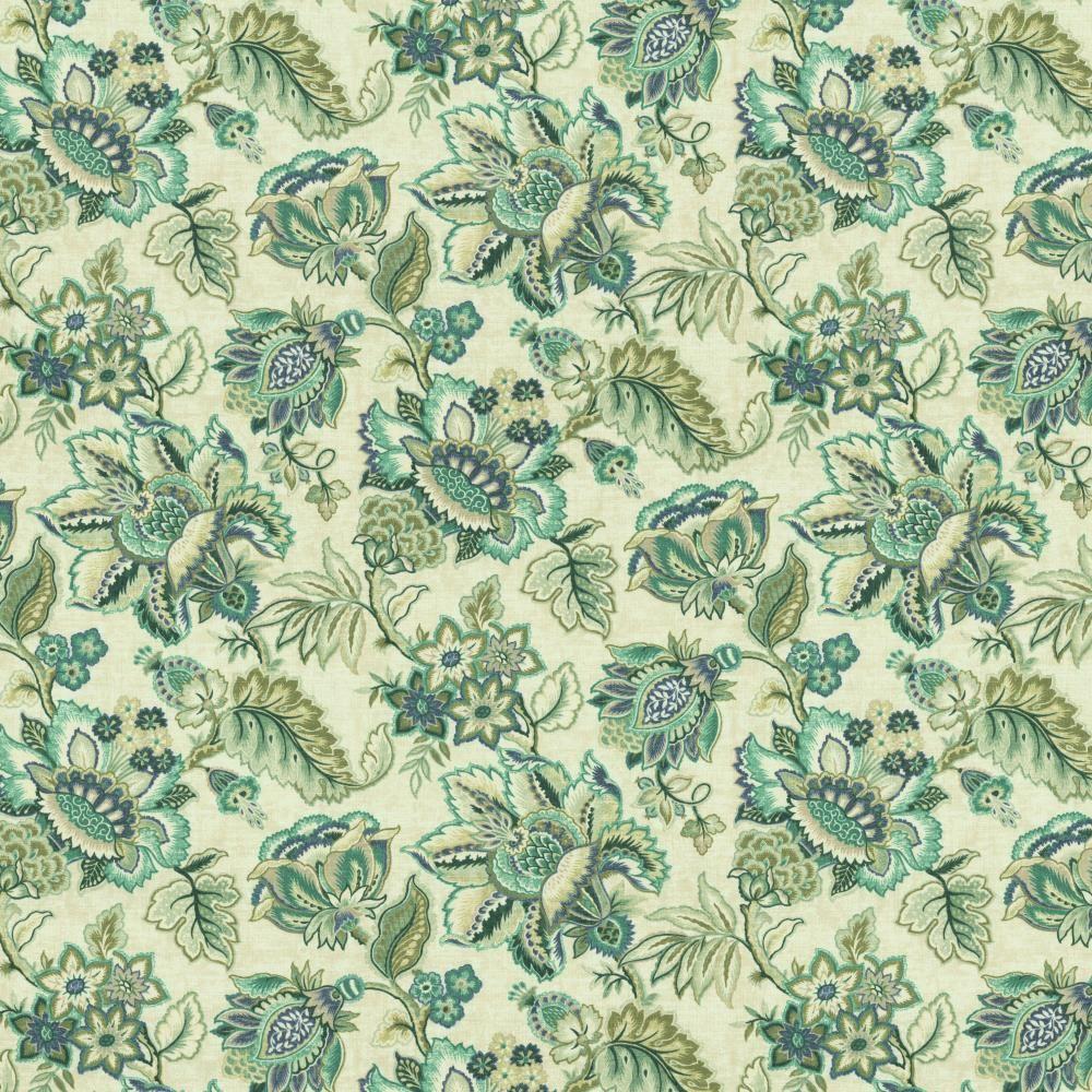 Kasmir Bay Garden Seafoam Fabric