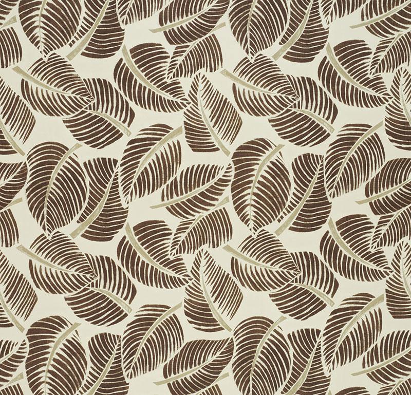 Schumacher Costa Rica Chocolate Fabric