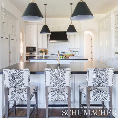 Schumacher Eland Black Fabric