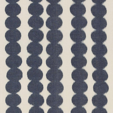Schumacher Full Circle Navy Fabric