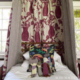 Schumacher Hugo Floral Fuchsia Fabric