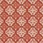 Kasmir Foil Burnt Orange Fabric