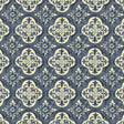 Kasmir Foil Indigo Fabric