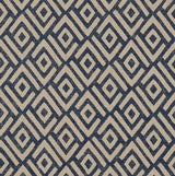 Schumacher Kasai Indigo Fabric