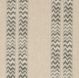 Schumacher Kudu Stripe Black Fabric