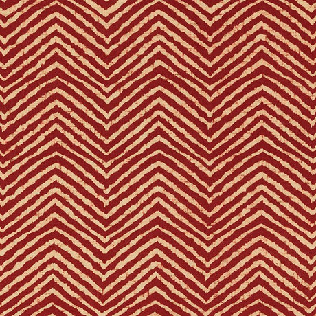 Schumacher Moka Red Fabric