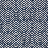Schumacher Moka Indigo Fabric