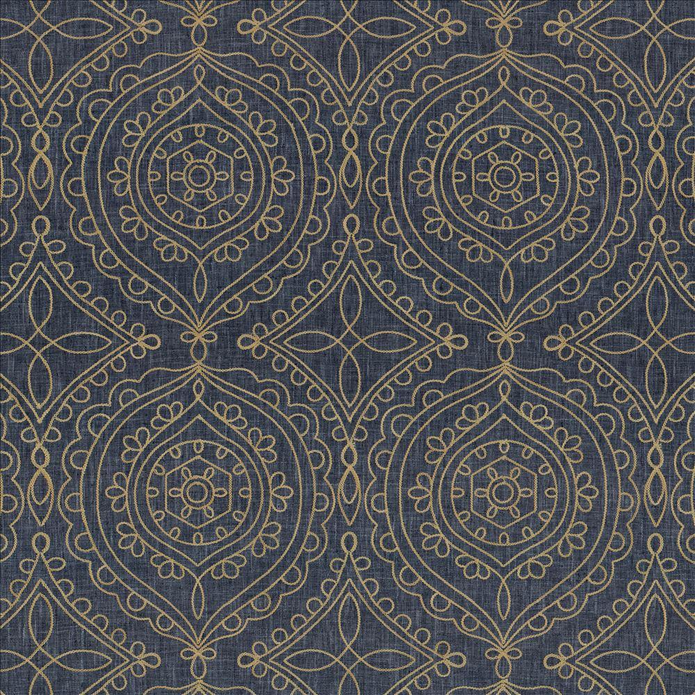 Kasmir Halyard Indigo Fabric