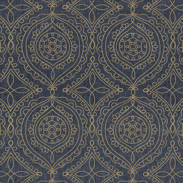 Kasmir Halyard Indigo Fabric
