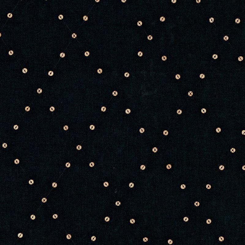 Schumacher Samoa Diamond Black Fabric