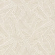 Schumacher Abstract Leaf Linen Wallpaper