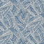 Schumacher Abstract Leaf Navy Wallpaper