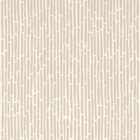 Schumacher Bamboo Taupe Wallpaper